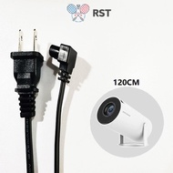 RunSabailTWO HY300/HY320 Projector 1.2m Original Extended Power Cord AC Cable Extension Cable Chargi