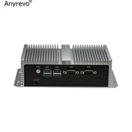 Fanless Mini PC Intel Core i3-6100U i5-6200U i7- 6500U 8*USB DDR3 SSD Dual LAN Firewall Router Windo