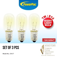 PowerPac 3X 7W E14 Pigmy Bulb Warm White  ( E14/7)
