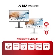 [ DAMAGE BOX ] MSI MODERN MD241P | MD241PW BEST BUSINESS MONITOR | 23.8" FHD | IPS (จอมอนิเตอร์)