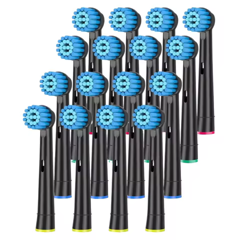 4/8/16pcs Replacement Sensitive Gum Care Electric Toothbrush Heads For Oral B Braun 7000, Pro 1000, 