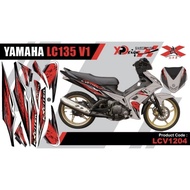 LC135 V1 COVERSET BODY STICKER CUSTOM