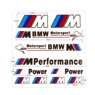 BMW badge Logo Reflective Modified Sticker Car Body Windshield Decorative Decal for X1 X3 F10 F30