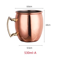 410/530mL Stainless Steel Copper Plated Coffee Mug Beer Mug Beer Cup Tumblers Mushroom Mug Wiskey Mu