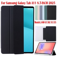 for Samsung Galaxy Tab A11 8.7 Inch SM-X130 SM-X135 Soft TPU Clear Tablet Case With Pencil holder ca
