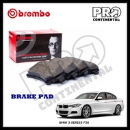 GENUINE BREMBO BMW 3 SERIES F30 320D 328I 330e FRONT REAR BRAKE PAD