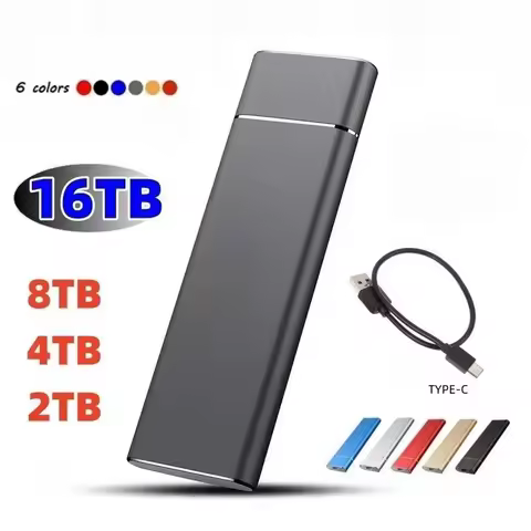 High-speed SSD Solid State Mobile Hard Disk Type-c3.0 Expansion and Upgrade 128TB16TB8TB4TB