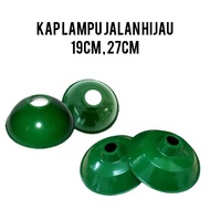 HIJAU WD E27 HANGING GREEN CAP/ Green cap outdoor green street light cap 19cm/ 27cm / 30cm