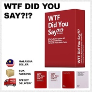 WTF Did You Say? A Party Game Against All Dignity And Morality Human hates These Cards Cards Against