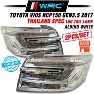 Toyota Vios NCP150 Gen3.5 2017 Thailand Spec Albino White Led Tail Lamp