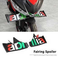 New Motorcycle Accessories Logo Naked Front Downforce Spoiler Winglet Aerodynamic Wing Kit For April