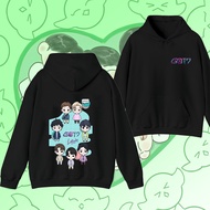 M-3xl Women's Hoodie Cartoon Model GOT7 IGOT7 Additional Support Summer Cotton Fabric Pure