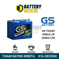 [Installation Provided] NS60 | NS60S | NS60L | NS60LS | 55B24L/R | GS Tough Yuasa Car Battery Bateri