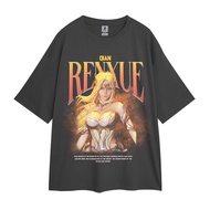 QIAN RENXUE SOUL LAND VINTAGE STYLE OVERSIZED T-SHIRT