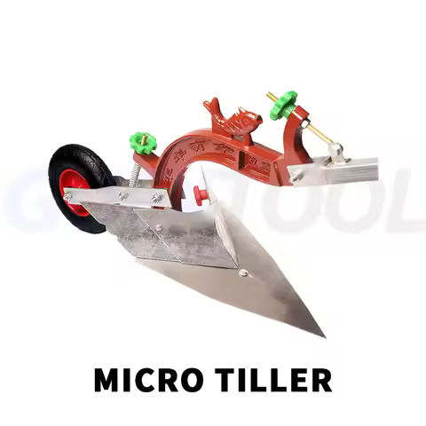 Agricultural Hand Pulled Plow Manual Ridge Plowing Machine Soil Loosening And Turning Machine Micro 