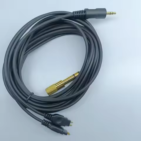 A77P-For Sennheiser HD580/HD600/HD650/HD565/HD58X Headphone Compatible 3.5Mm Audio Cable Connectors