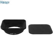 Haoge LH-S35B Sqre Metal Hood Shade with Cap for 35mm F2.8 SEL35F28Z and T FE 55mm F1.8 ZA SEL55F18Z