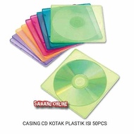 50PCS PLASTIC BOX CD CASE PLASTIC CD CASE /DVD CD CASE CD Sleeve CD Storage