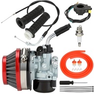 1 Set Racing Carburetor 2 Stroke 49cc 50cc 66cc 80cc 100cc With Air Filter For 2 Stroke Engine Gas M