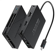 Cable Matters [Designed for Microsoft Surface] 7-in-1 Portable 40Gbps USB4 Hub with Dual 4K@60Hz Displays(HDMI and DisplayPort), Single 8K@60Hz, 100W PD, Gigabit Ethernet, Works with Thunderbolt 4