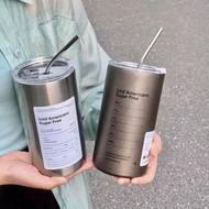 Thermal Coffee Cup with Cylindrical Straw 600ml 【Cylindrical Cup 600ML 】FHT