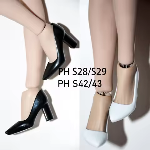 Bigger Size 1/6 Scale Female High Heel Shoes for TBLeague Phicen S42/S43 S28A/S29B S42A/S43A Action 