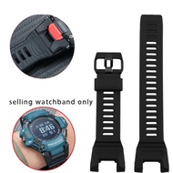 Notched rubber watch strap for Casio GBD-H2000 series mountaineering sports silicone watchband 3515 
