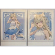 [ALG] Hololive Alolive 7th Polaroid Card 2 Sheets 1 Set Fuwawa Abyssgard
