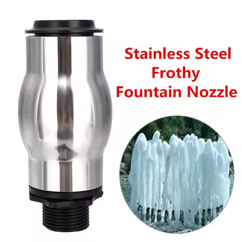 1inch DN25 Stainless Steel Frothy Fountain Nozzle Bubbling Waterscape Pond Sprayhead Outdoor Accesso