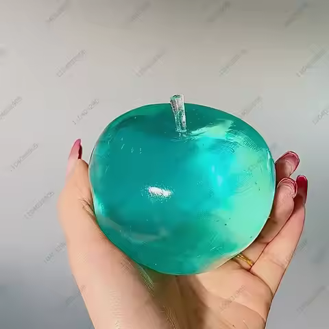 Big Apple Stress Ball Apple Fidget Toys Non-Bounce Squeeze Ball ASMR Sensory Toys for Kids & Adults 