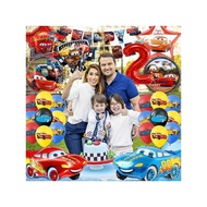41PCS New Car Mobilization Alexander McQueen Aluminum Film Flag Balloon Set Party Venue Background D