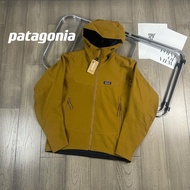 ➤ Patagonia Pata เสื้อแจ็คเก็ตผิวนอกนุ่มของคู่รักใส่กลางแจ้ง GORE-TEX สำหรับทั้งหญิงและชายกันน้ำระบายอากาศได้ดีเปลือกนิ่ม