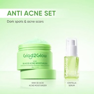 G2G 2 unit 2 dalam 1 -Serum pelembap-mencerahkan Set /Retinol Renew Set-10% Niacinamide Power Bright