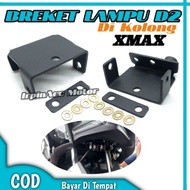 Xmax Connected Under Bracket Foglam D2 laser Xmax 250 New D2 laser spotlight Bracket