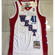 2004 ALL STAR new NBA men’s Dallas Mavericks #41 Dirk Nowitzki WEST Full density embroidery basketba