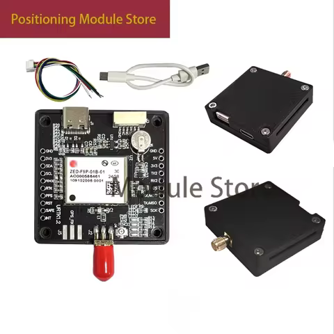 ZED-F9P 01B New High Accuracy Centimeter Differential Positioning RTK Module GNSS Boards