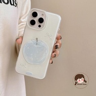 Simple Blue Bow Phone Case For OPPO F31 F29 F27 F25 F23 F21 F21s F19 F17 Pro Plus F19s F11 F9 R17 R1