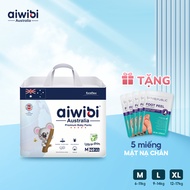 Aiwibi Light Feather Premium Diapers/Pants for Baby Super Absorbent, Spill-Proof Large Pack M/L/XL/X
