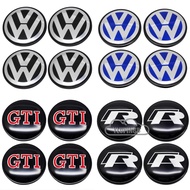 4pcs VW Golf gti Passat Polo Tiguan Car Wheel Center Hub Cap Rim Cover