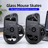 Glass Mouse Skates for Logitech MX Master 4 Wireless Gaming Mouse Feet Pads Smooth Durable 2.5D Curv