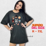 Jumbo Women's T-shirts, Oversized T-shirts for Girls, Korean BTS, Cool, Trendy, Size 3XL 4XL 5XL 6XL