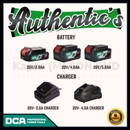 DCA 20V MAX 2.0AH/4.0AH/5.0AH COMBO SET LI-ION BATTERY / CHARGER