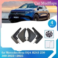 Yy Car Mud Flaps For Mercedes-Benz EQA H243 250 300 2022~2025 Mudflaps Mudguards Splash Guards Fron
