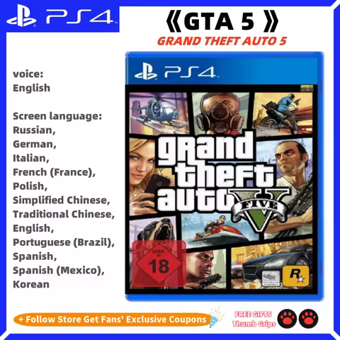 Sony Playstatio4 PS4 Genuine New Game CD Grand Theft Auto V GTA5 Playstation4 Game Card SONY Ps4 Gam