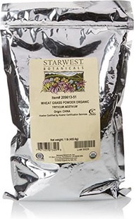 ▶$1 Shop Coupon◀  Starwest Botanicals Organic Wheatgrass Powder, 1 Pound