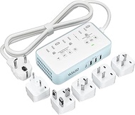 International Power Converter 110-240V to 110V Step Down Voltage Converter 2000W Max with 4-Port USB