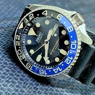 Jam tangan SEIKO DIVER SKX007  JDM MOD Batman GMT ORIGINAL
