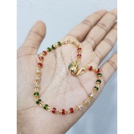 Crystal Bracelet(1 gram gold plated)