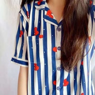 BTS BT21 KPOP Seven styles of striped printed pajamas TATA RJ KOYA MANG COOKY CHIMMY SHOOKY