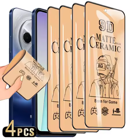 4PCS Matte Ceramic Film For Xiaomi Redmi 14C 13C 13 12C 12 10 5G Screen Protector For Xiaomi Redmi 1